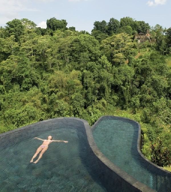 Piscina dell'hotel Ubud Hanging Gardens Bali, Indonesia
