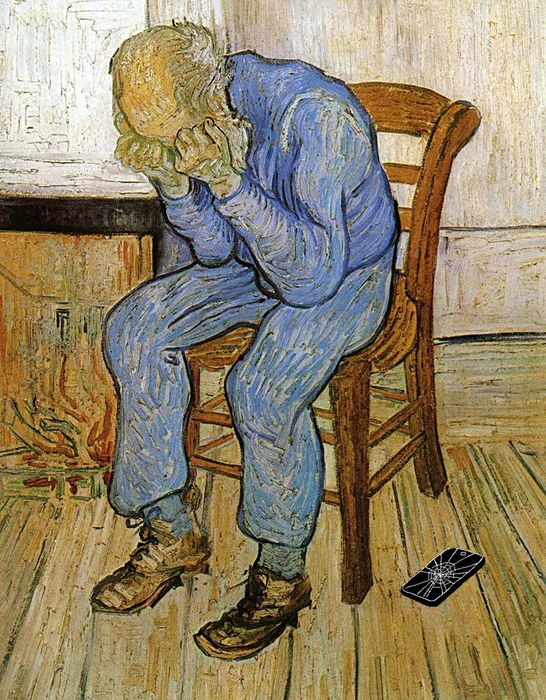 vangogh iphone rotto