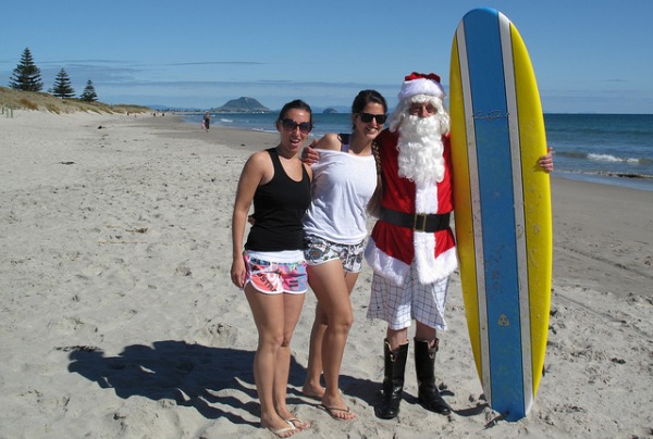 babbo natale surf