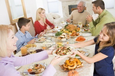 Cena di famiglia Natale